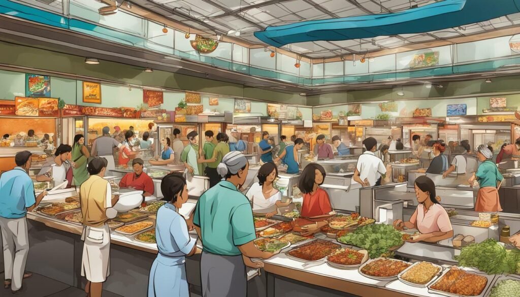 Cuisines and Choices in Food Courts