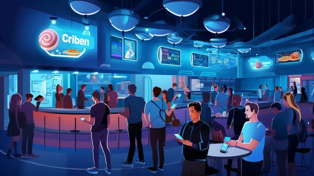 Online food ordering for events