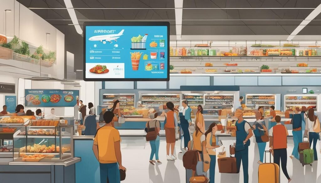 Order food online in airports, railway stations, bus points, and metros