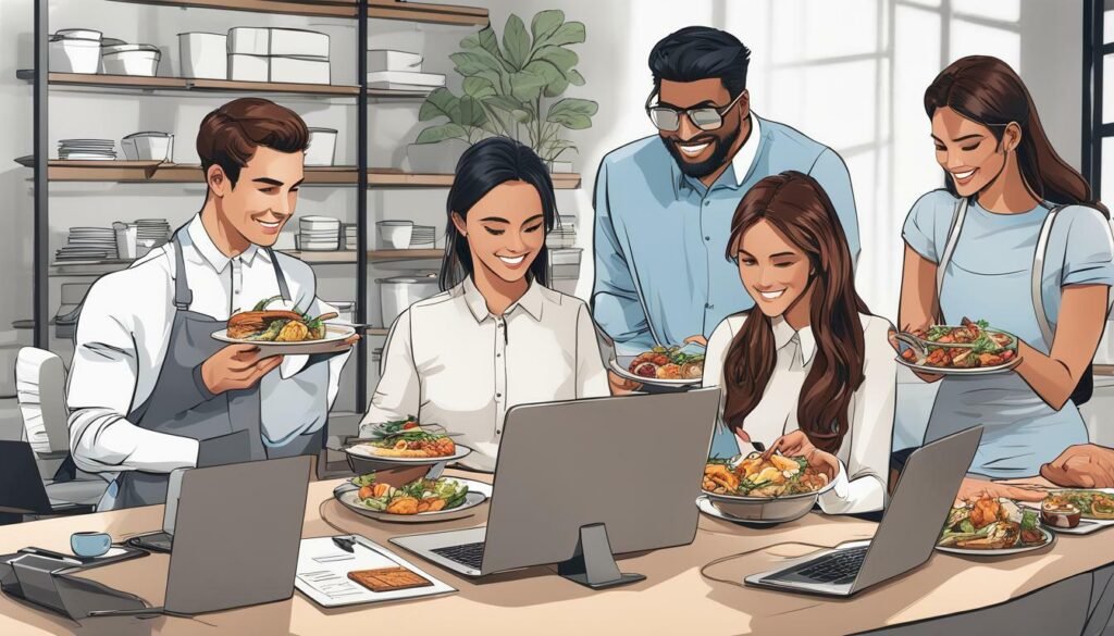 online food ordering for IT and software parks