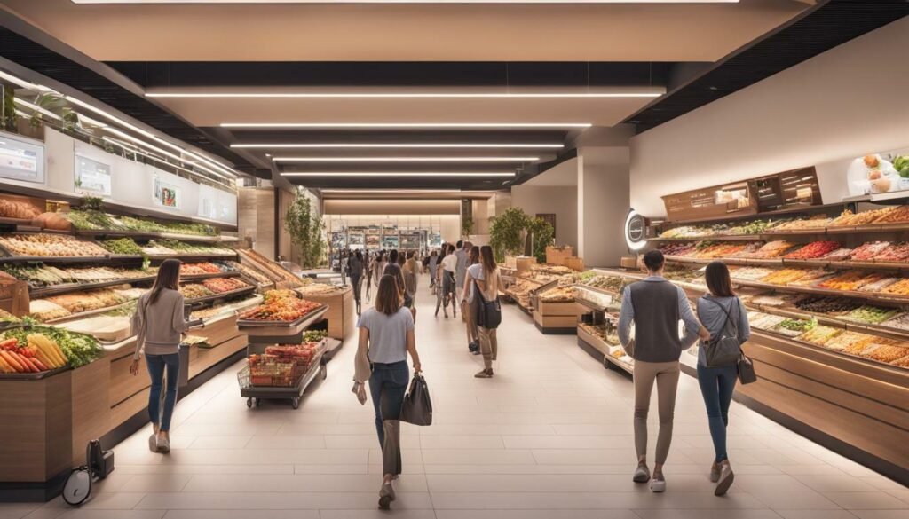 online food ordering in shopping complex - mall