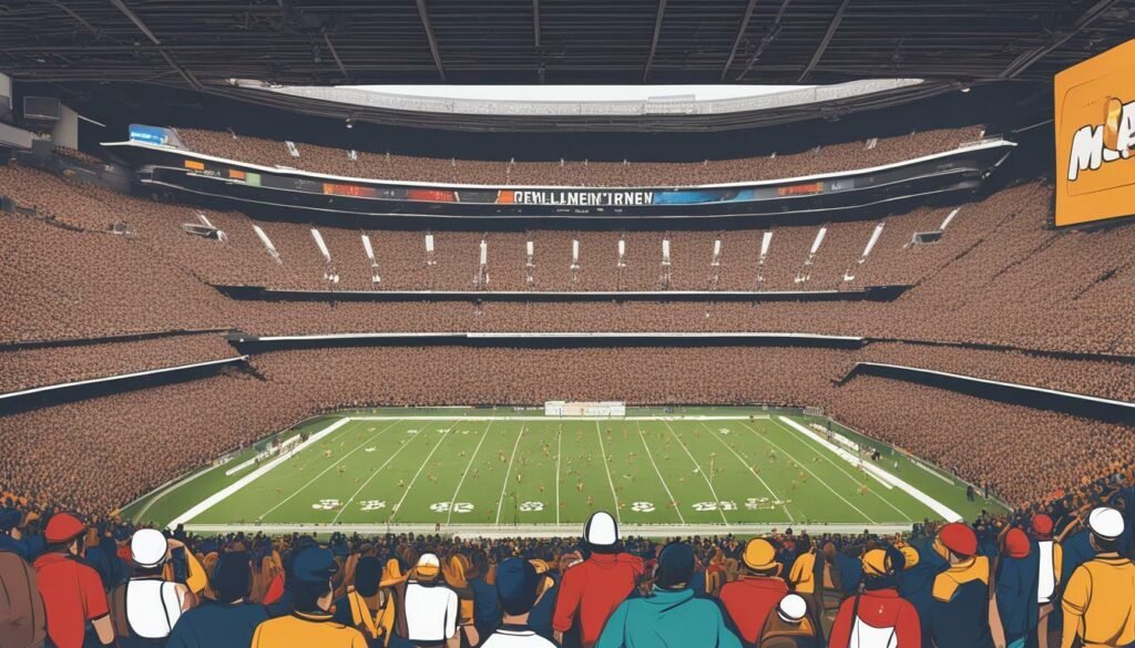 online food ordering in stadium