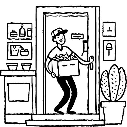 PEAK CONVENIENCE 
On-Campus Delivery to Dorms and Offices 
Enjoy the convenience of having meals delivered directly to dormitories and faculty offices, enhancing the campus dining experience.
