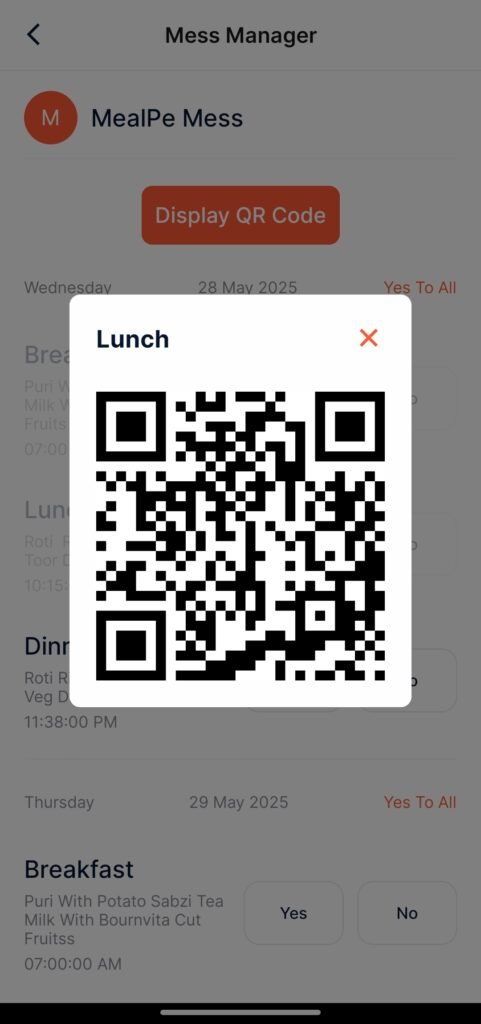Hostel Mess Management System, Best Hostel and Mess Management Software, Mess Food Menu Organizing App